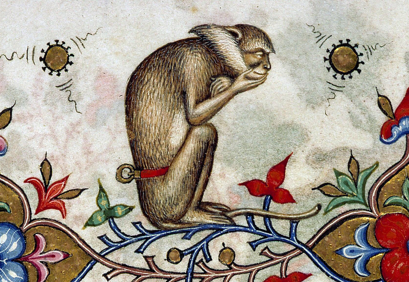 Illustration for article titled Bizarre and vulgar illustrations from illuminated medieval manuscripts